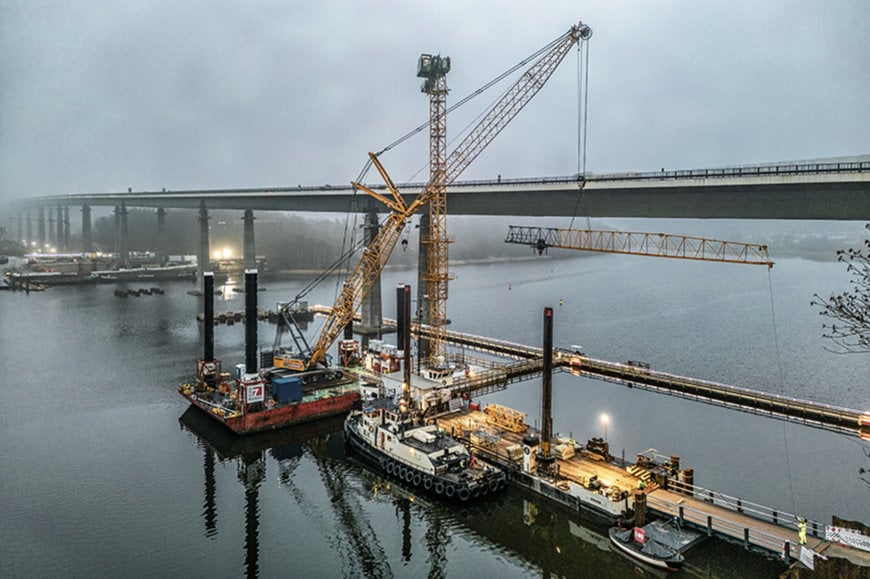 18 LIEBHERR CRANES INVOLVED IN REPLACING GERMANY&rsquo;S SECOND-LONGEST ROAD BRIDGE